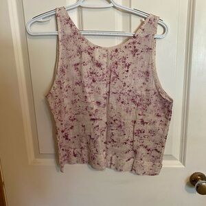 Linen tank size M/L